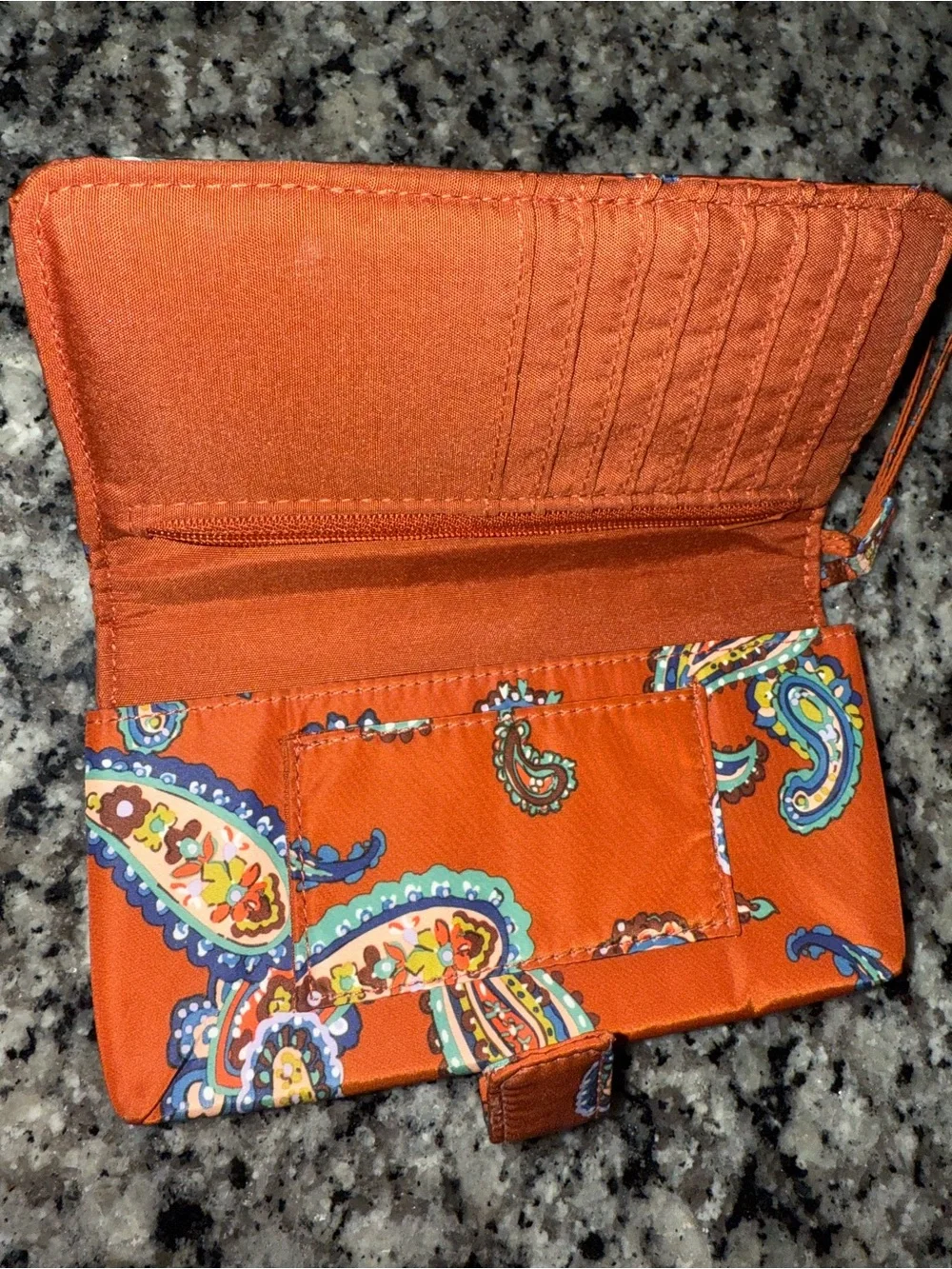 Vera Bradley Women's Outlet Ultralight Phone Wristlet Manor Paisley